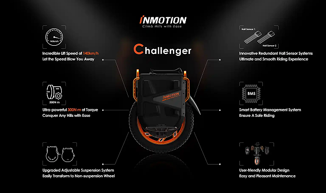 中INMOTION、「世界最速」とうたう電動一輪車「V13 Challenger」を発表――22インチオフロードタイヤを搭載 - fabcross  for エンジニア